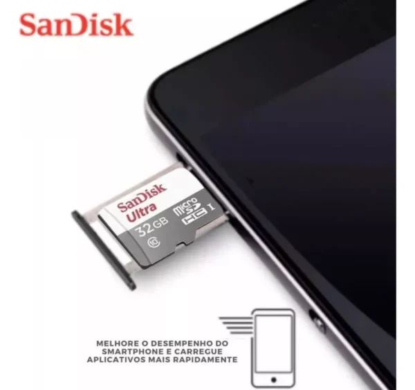 Cartão de Memória 16GB SanDisk Ultra Micro SD Original - Image 3