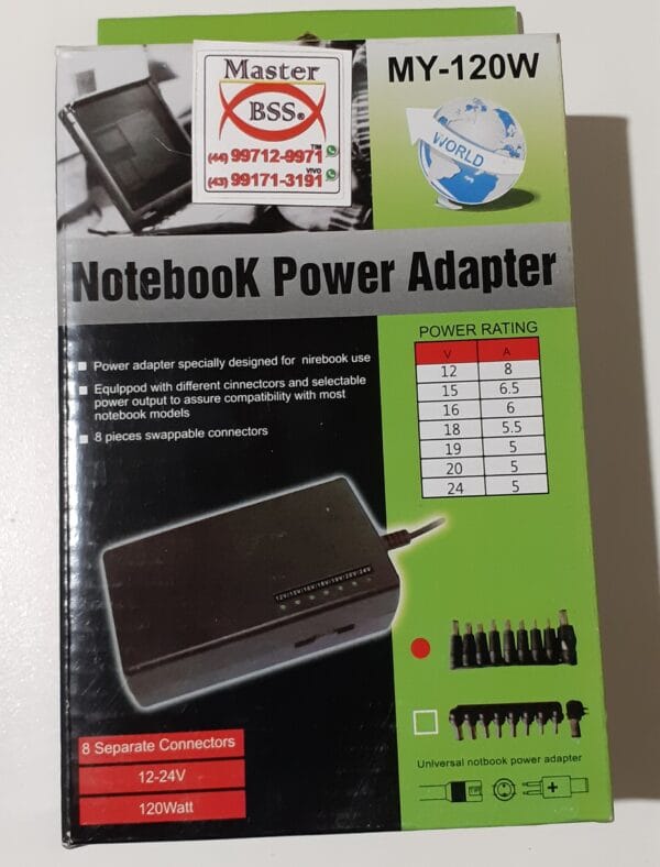 Fonte Carregador Para Notebook Universal 120w 12-24v - Image 4