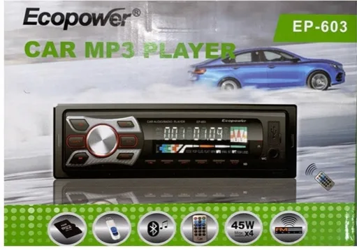 Rádio Automotivo Ecopower Bluetooth FM, MP3, USB SD Auxiliar - Image 8