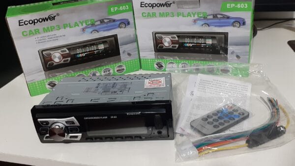 Rádio Automotivo Ecopower Bluetooth FM, MP3, USB SD Auxiliar - Image 2
