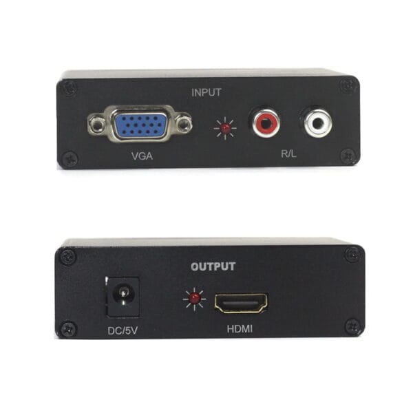 Conversor Entrada VGA Áudio e Vídeo para HDMI - Image 3