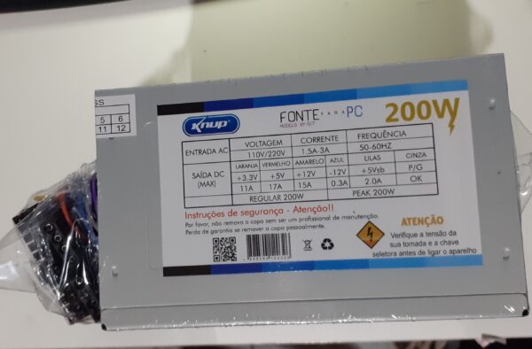 Fonte de Alimentação PC Básica 200w Knup - Image 4