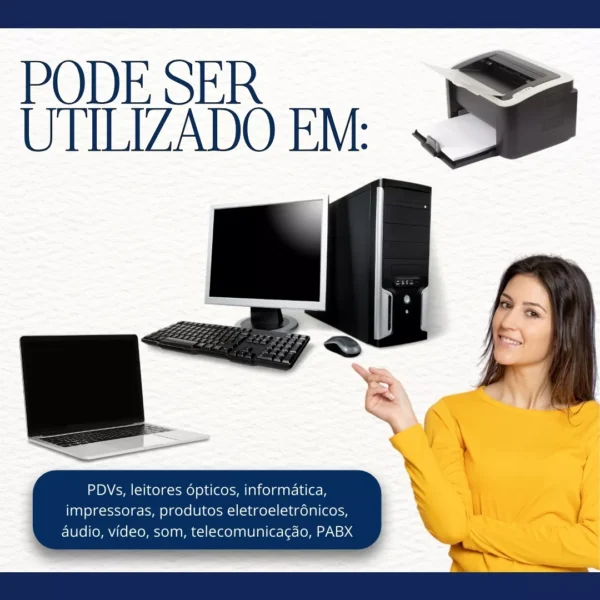 Estabilizador Protetor Eletrônico TV, Computador e Vídeo Game 1000va 110v - Image 4