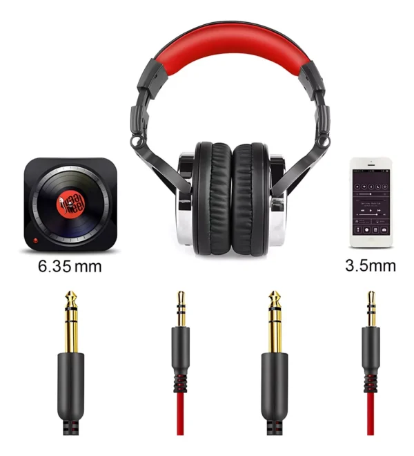 Headset Fone de Ouvido Profissional DJ Estúdio Oneodio Pro 10 - Image 8