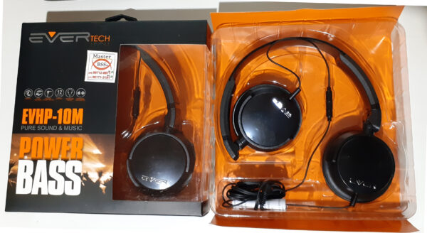 Fone Headphone Power Bass EVHP-10M Ever Tech - Image 7