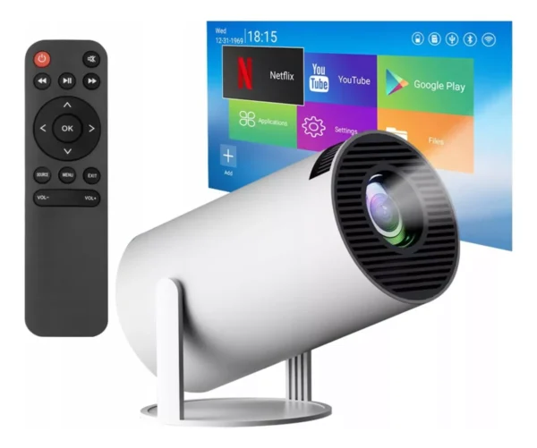 Smart Projetor 4K, FullHD, Bluetooth HDMI Wifi Android 11.0