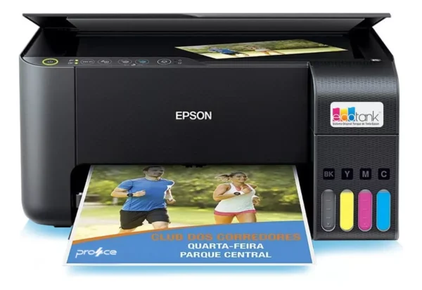 Impressora Epson Multifuncional L3250 Wifi Econtank Color Cor Preto - Image 3