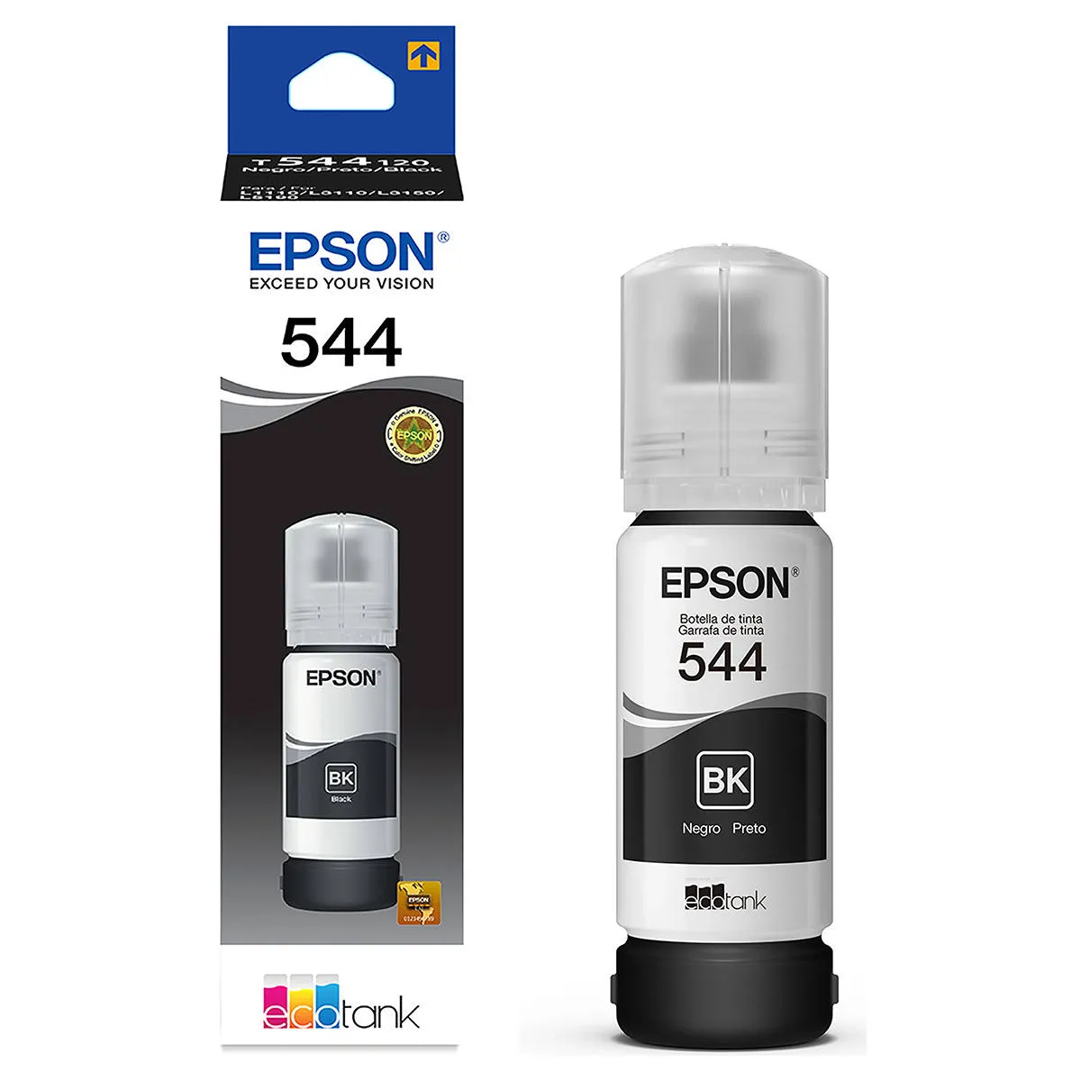Tinta Preto 544 Impressora EPSON (Original)