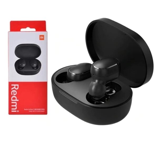Fone de ouvido AirDots Redmi Xiaomi sem fio TWS 5.0, preto