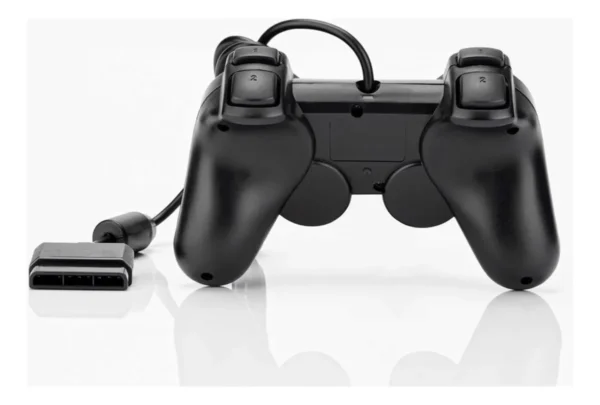 Controle Para Ps2 Com Fio e Analógico SHI Cor Preto - Image 2