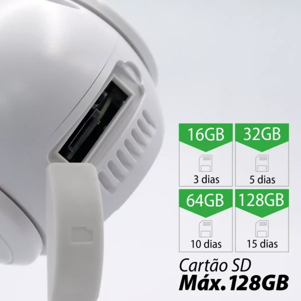Câmera Segurança Icsee Externa Wifi Infravermelho Prova D'agua Full HD 1080P - Image 3