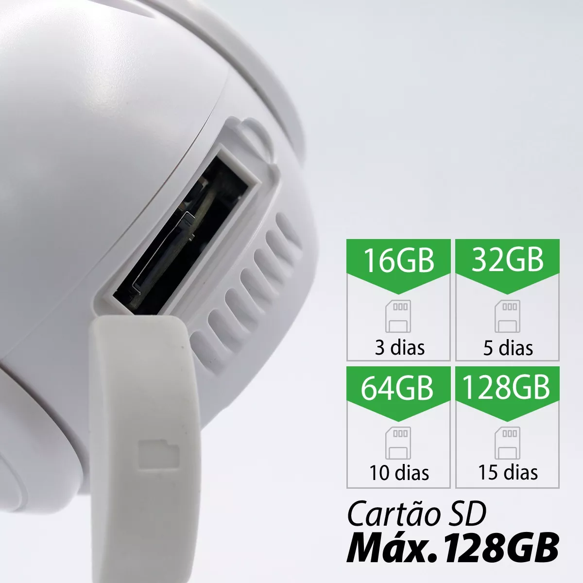 Câmera Segurança Icsee Externa Wifi Infravermelho Prova D'agua Full HD 1080P - Image 3