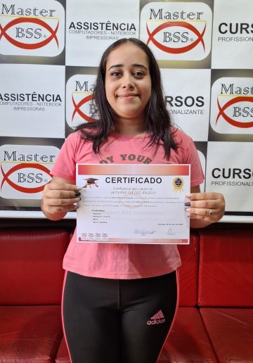 Aluna Geovana - Curso de Informática Basica