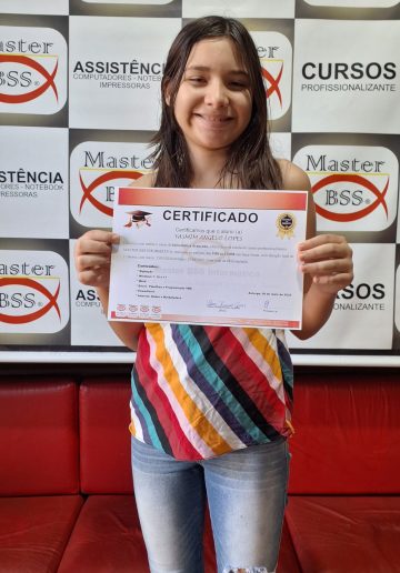 Aluna Yasmin - Curso de Informática Avançada