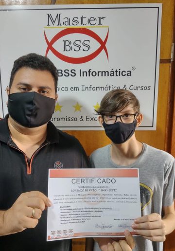 Aluno Lourenzo - Montagem e Manutenção de Computadores e Notebook